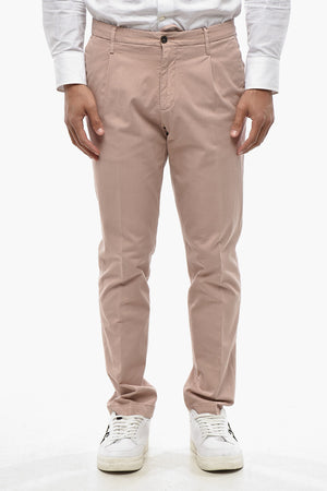4-Taschen-Hose aus Baumwollmischung mit Gummizug und Kordel