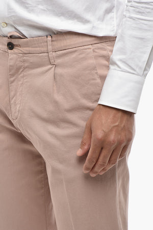 4-Taschen-Hose aus Baumwollmischung mit Gummizug und Kordel