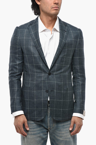 Blazer Semifoderato GATE Motivo Windowpane