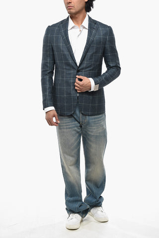Blazer Semifoderato GATE Motivo Windowpane