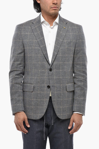 CC COLLECTION Cotton-Blend Half-Lined Blazer