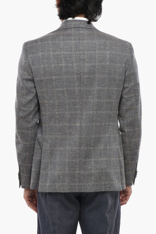 CC COLLECTION Cotton-Blend Half-Lined Blazer