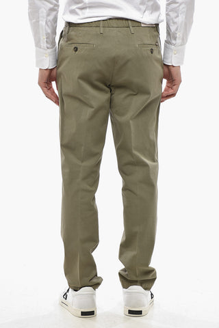 Chinohose aus Stretch-Baumwolle mit elastischem Bund
