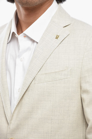 CC COLLECTION Blazer in Misto Cotone Due Spacchi Rever Classico