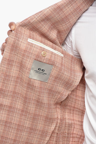 CC COLLECTION Jacke aus Seide und Schurwolle mit aufgesetzten Taschen