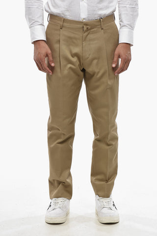 CIRCLE Pantaloni in Cotone ad 1 Pince