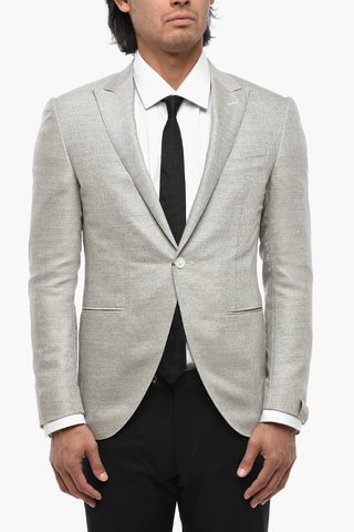 Wool Blend Jacquard Blazer CERIMONIA ACADEMY