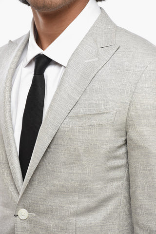 Wool Blend Jacquard Blazer CERIMONIA ACADEMY