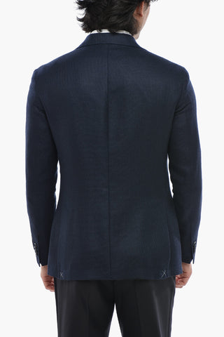 CC COLLECTION Solid-Color 2-Button Jacket With Patch Pockets