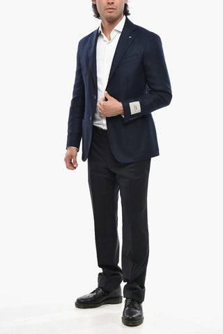 CC COLLECTION Solid-Color 2-Button Jacket With Patch Pockets