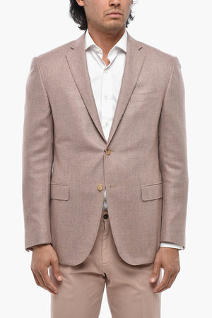 Blazer in Misto Seta ACADEMY con Tasche ad Aletta