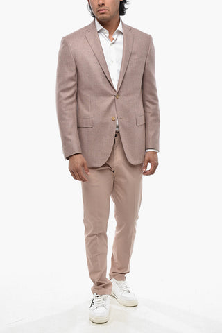 Blazer in Misto Seta ACADEMY con Tasche ad Aletta