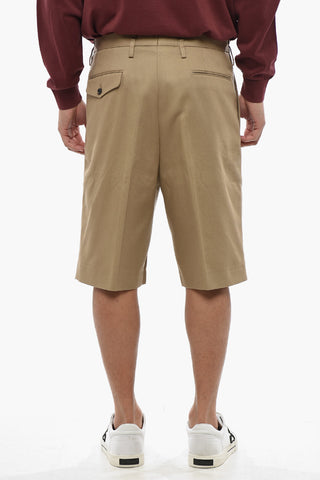 CIRCLE Shorts Aus Baumwolle Mit 2 Bundfalten