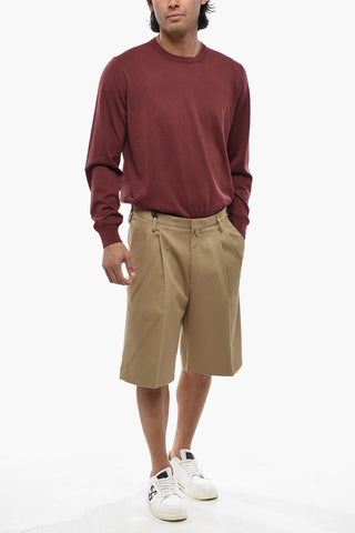 CIRCLE Shorts Aus Baumwolle Mit 2 Bundfalten