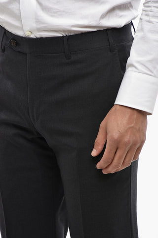 Pure Virgin Wool 4-Pocket Trousers LEADER