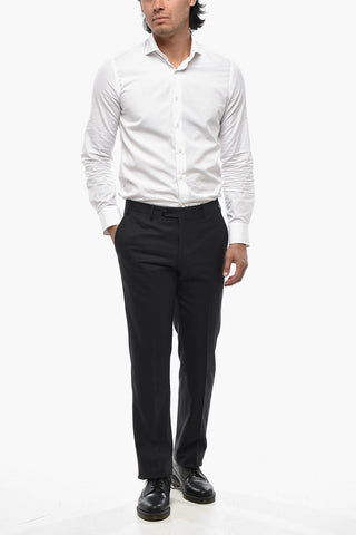 Pure Virgin Wool 4-Pocket Trousers LEADER