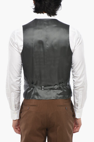 CODE Silk-Blend Three-Piece Suit With Jetted Pockets