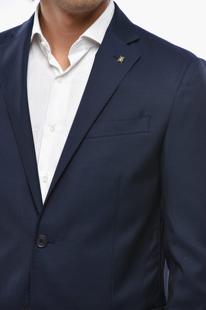 CC COLLECTION Virgin Wool Blazer with Patch Pockets