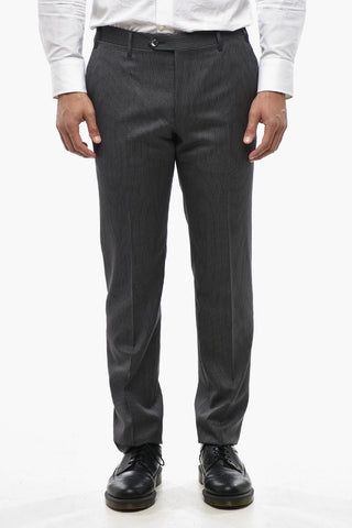 CODE Virgin Wool Pinstripe Trousers