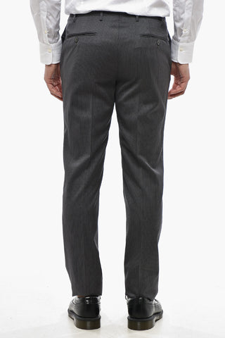 CODE Virgin Wool Pinstripe Trousers