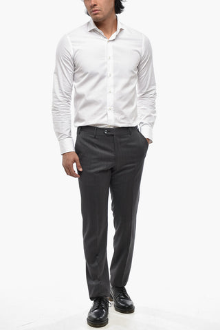 CODE Virgin Wool Pinstripe Trousers