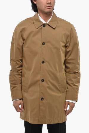 Windjacke aus Baumwollmischung mit Leistentaschen