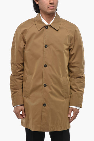 Windjacke aus Baumwollmischung mit Leistentaschen
