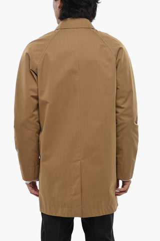 Windjacke aus Baumwollmischung mit Leistentaschen
