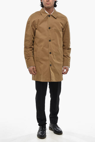 Windjacke aus Baumwollmischung mit Leistentaschen