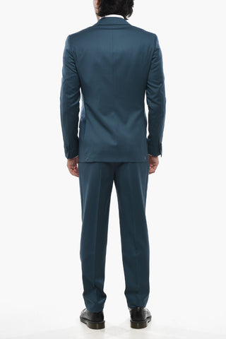 CODE Virgin Wool Three-Piece Suit EVENT With Peak Lapel