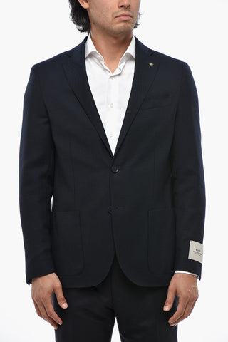CC COLLECTION Blazer aus Schurwolle mit aufgesetzten Taschen