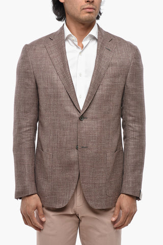 Semi-lined Blazer GATE with District Check Pattern