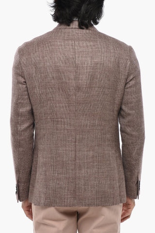 Semi-lined Blazer GATE with District Check Pattern