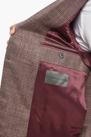 Semi-lined Blazer GATE with District Check Pattern