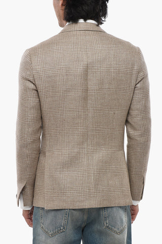 Half-Lined Blazer GATE With District Check Pattern