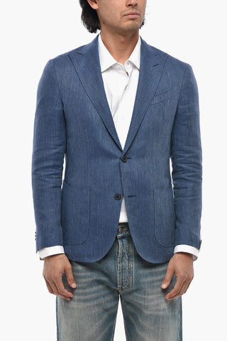 Halbgefütterter Blazer GATE mit Spitzrevers