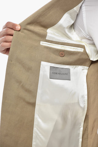 Linen Blend Blazer GATE With Patch Pockets