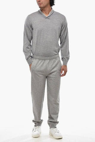 Joggers in Cotone Con Coulisse