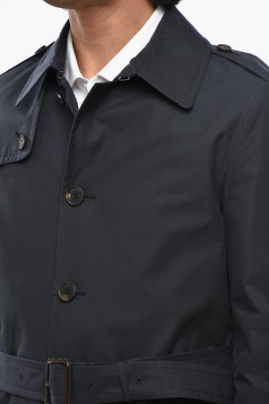 Cotton Trench Coat with Belt