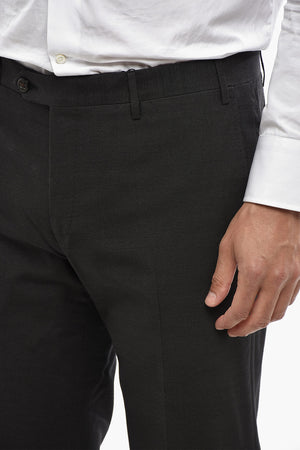 Silk 4-Pocket Trousers with Belt Loops