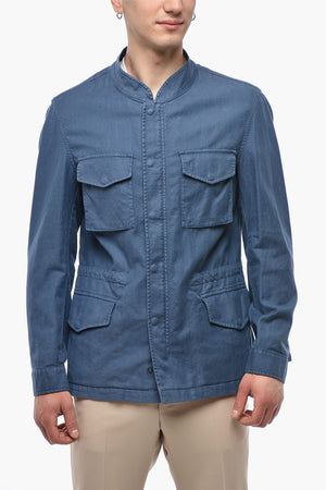 CC COLLECTION Cotton-Blend Utility Jacket