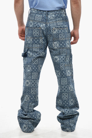 Jenas Bootcut MAILOCA in Denim Stampato 28cm