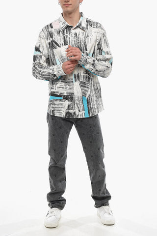 SHIRT Baumwollhemd TOMEK mit abstraktem Muster