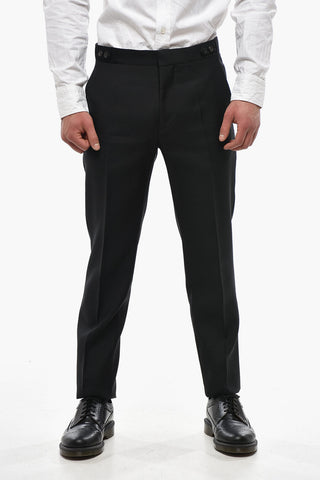 Festlicher Anzug LONDON aus Satin mit Spitzrevers