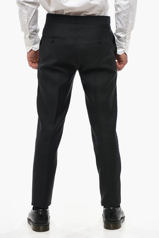 Festlicher Anzug LONDON aus Satin mit Spitzrevers
