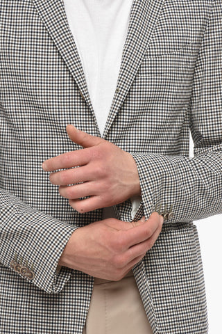 CC COLLECTION Blazer Sfoderato Motivo Gingham