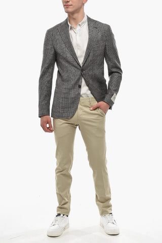 CC Collection Blazer REFINED aus Schurwolle mit Glen-Plaid-Muster