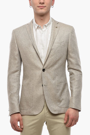 CC COLLECTION Pure-Silk Half-Lined Blazer RESET