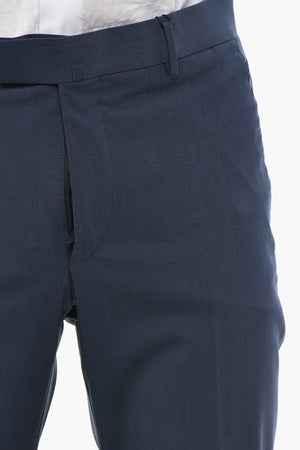Stretch-Schurwoll-Hose ACADEMY mit verdecktem Verschluss