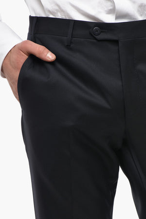 Virgin Wool 4-Pocket Trousers LEADER